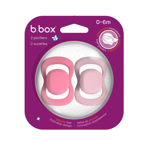 Chupetes tetina fisiol&oacute;gica l&aacute;tex (2 ud.) Berry/Blush +6 meses 3