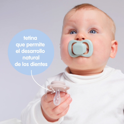 Chupetes tetina fisiol&oacute;gica l&aacute;tex (2 ud.) Berry/Blush +6 meses 7