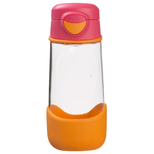 Botella trit&aacute;n con boquilla y asa 450ml b.box - Strawberry Shake (BB00023U)