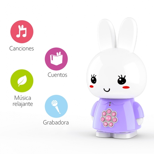Juguete multimedia ALILO Honey Bunny  - Lila 2