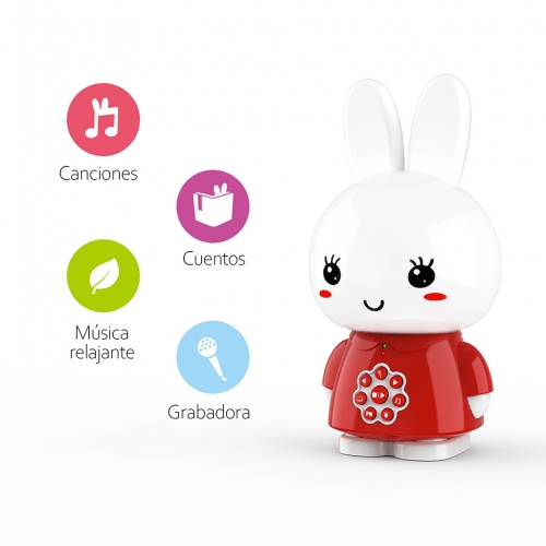 Juguete multimedia ALILO Honey Bunny  - Rojo 2