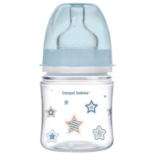 Biberón anticólicos boca ancha EasyStart 120ml - Newborn - Azul